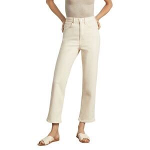 Everlane Women High Waisted Ivory The Way-High® Wide Leg Jean Size 6